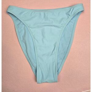 Wild Fable Extra High Leg Blue Bikini Bottom  Small